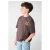 Shoeby T-shirt met backprint – donkerbruin