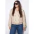 TRENDYOLMİLLA Dames Ecru Effen Oversized Grote maten Jassen