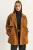 Oversized Faux Suede Trenchcoat