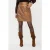 EsQualo Skirt Short Vegan Leather Brandy