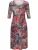 Goldner Jurk  grijs / smaragd / rood