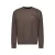 Airforce regular fit sweater – dark coffee/wit