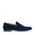 Manfield suède loafers donkerblauw