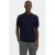 SELECTED HOMME regular polo fijn gebreid donkerblauw