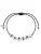 Glanzstücke München Armband  zwart / zilver / wit