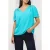 French Connection Crepe Light V Neck Top Green