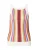 King Louie Gebreide top ‘Sofie’  blauw / oranje / wijnrood / wit
