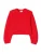 GOBI Cashmere Trui ‘Women’s Oval-Sleeve Cropped Cashmere Sweater’  vuurrood