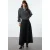 Trendyol Modest Dames Zwart Effen Maxi Uitlopend rok A-lijn Modest Rokken
