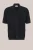 WE Fashion – Heren regular fit gebreide polo met structuur – Regular fit – Donkerblauw – Katoen –