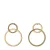 PILGRIM gold plated oorbellen Harper