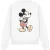 Disney Unisex mickey mouse vintage sweatshirt voor volwassenen
