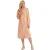 River Woods Orange/white Striped Loose Dress