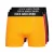 Duck and Cover Heren Fiery Boxershorts (Set van 3) (Geel/Rood/Zwart)