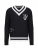 19V69 ITALIA Trui ‘Eliano Tennis’  navy / wit