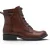Tamaris bruine leren veterschoenen voor vrouwen – 25224-47
