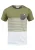 !Solid Shirt ‘Malte’  grijs / groen / wit
