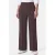 PIECES wide leg palazzo broek met krijtstreep – bruin