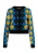 Mymo Vest Dames Zwart Blauw Veelkleurig
