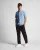 Lyle & Scott lichtblauw poloshirt met gecoordineerde print en korte mouwen
