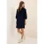 Corduroy jurk in effen kleur