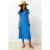 TRENDYOLMİLLA Dames Donkerblauw Effen Midi Kort Casual A-lijn Jurken