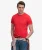 Essential Gestapeld Logo Geborduurde T-shirt Red