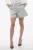 CARGO shorts met hoge taille in lichtblauw