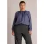 Yest Curve Plus Size blouse – blauw
