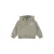 Dirkje oversized hoodie met backprint – kaki