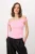 TRENDYOLMİLLA Dames Roze Effen Mouwloos Regular fit Blouses