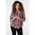 MS Mode blouse met paisley – donkerrood
