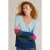 White Stuff Maggie V Neck Jumper Blue Multi