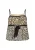 faina Top ‘Festive’  beige / zwart