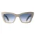 Salvatore Ferragamo SF1081SE 103 ivoorblauwe zonnebril met kleurverloop