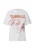 QS Shirt  pruim / cranberry / wit