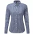 Premier Dames/Dames Maxton Gingham Shirt Met Lange Mouwen (Marine / Wit)