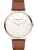 Liebeskind Berlin Analoog horloge  bruin / rose-goud / wit