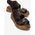Lunas Leer Side-Zip Plat Hak Sandaal