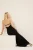TRENDYOLMİLLA Dames Zwart Effen Maxi Mouwloos Diploma-uitreiking / Gala A-lijn Avond & Gala Jurk