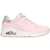 Skechers Uno Stand On Air-sneakers met sleehak voor dames (Roze/Metallic)