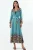 Geprinte Maxi Chiffon Gelaagde Cover-Up