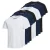 JACK & JONES Shirt  donkerblauw / zwart / wit