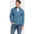 Baileys Vest Blauw Cardigan Zip 10gg, Front body 522022/665