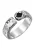 Haze&Glory Ring  zwart / zilver
