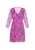 IZIA Jurk  blauw / fuchsia