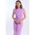 Freebird midi jurk fuchsia