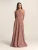 St MRLO Jurk ‘MIKA MAXI DRESS’  pink / zwart