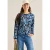 Cecil Dames Shirt met patroon en tape in Blauw