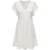 Only Onlsandra ss v-neck dress jrs off-white